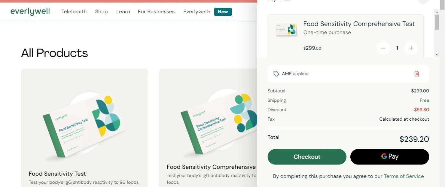 How to apply EverlyWell coupon code